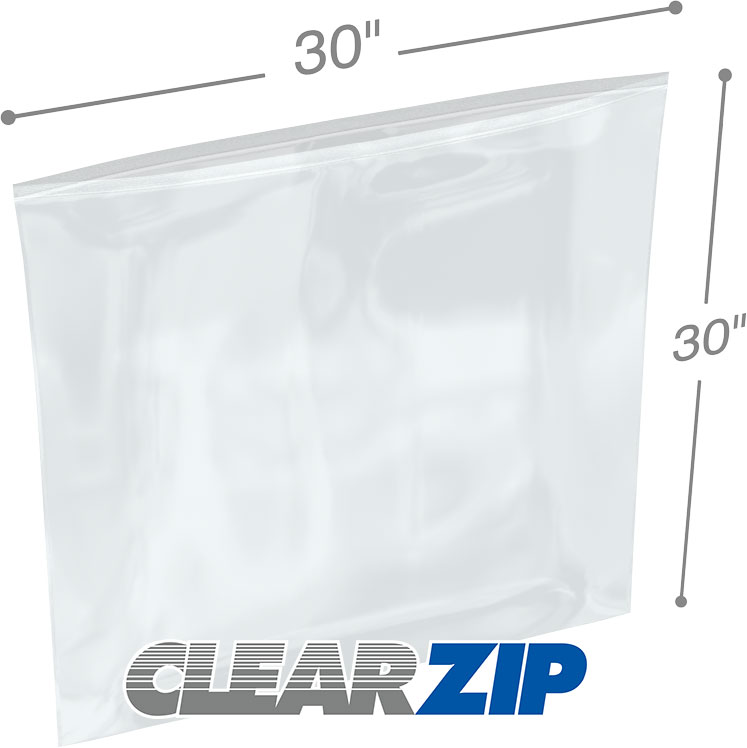 30 x 30 .006 Clearzip Lock Bags