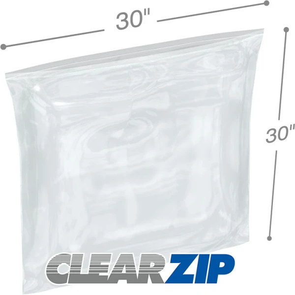 30 x 30 .008 ClearZip Lock Bags 30 x 30 .008 ClearZip Lock Bags