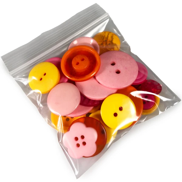 3 x 3 2 Mil Clearzip Lock Top Bags withProduct 3 x 3 Clearzip Locking Top Bags 2 Mil with Colored Buttons