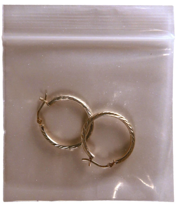 3x3 2 Mil Zipper Locking Anti Tarnish Jewlery Bags
