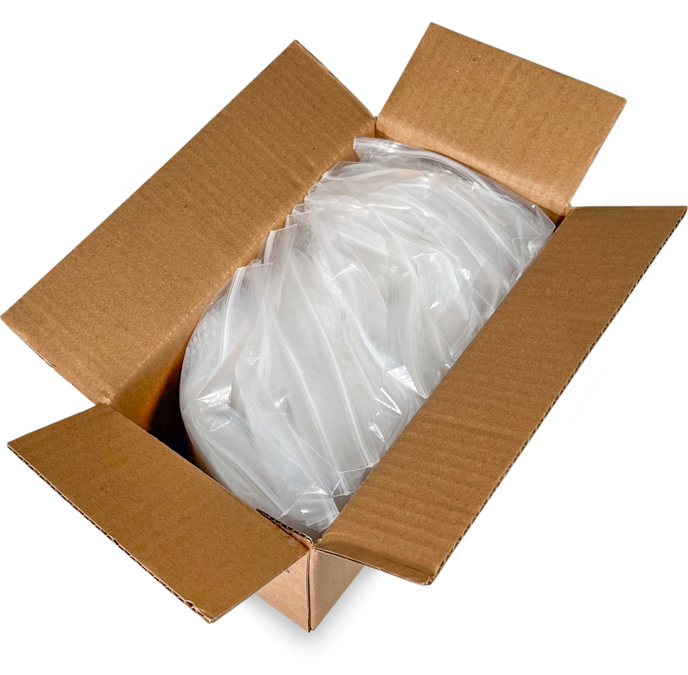 Case of 3 x 3 Clearzip Locking Top Bags with Hang Hole 2 Mil