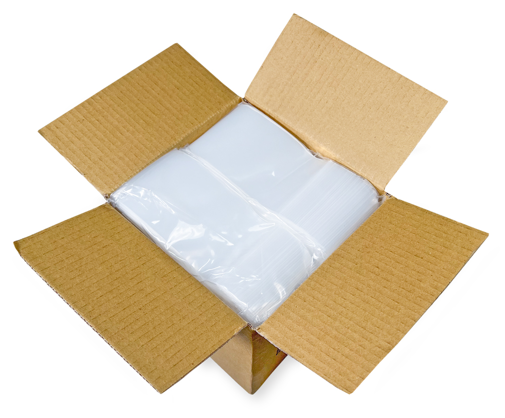Case of 3 x 5 Clearzip Locking Top Bags 4 Mil
