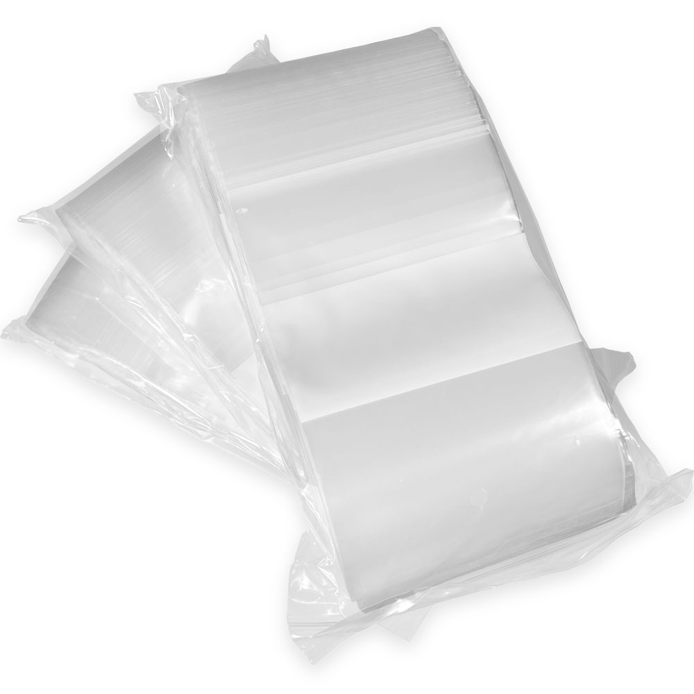 Innerpacks of 4 Mil 4 x 6 White Block Clearzip Lock Top Bags