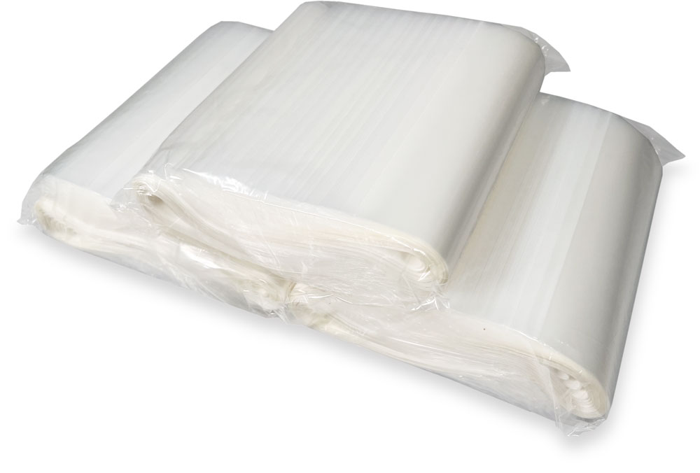 Innrt Packs of 8 x 10 Clearzip Locking Top Bags with White Block 4 Mil