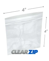 4 x 4 .006 Clearzip Lock Bags