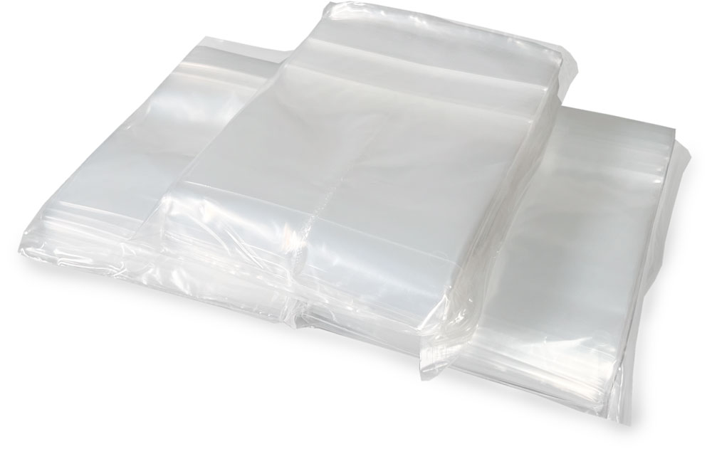 Inner Packs of 4x4 2 Mil Plastic Jewelry Bags with 3 Inch Vertical Middle Seal