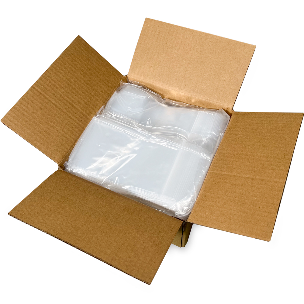 Case of 4 x 6 2 Mil Clearzip Lock Top Bags