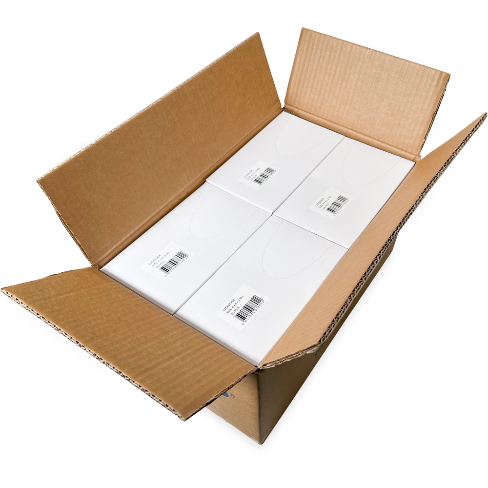 Master Case of 4 x 6 2 Mil Clearzip Lock Top Bags w/ Dispenser Box