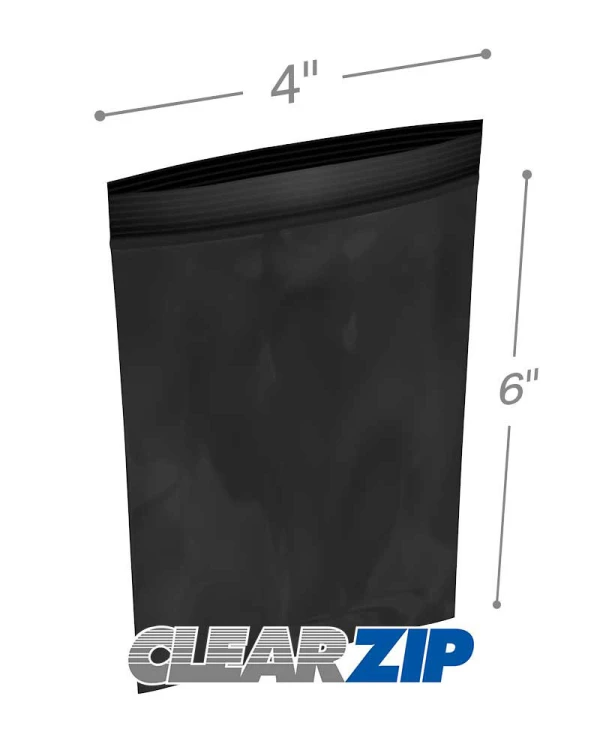 4 x 6 black zipper bags 4x6 black zipper bags