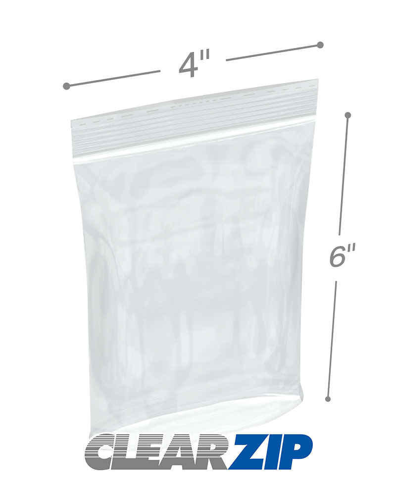 4 x 6 Tamper Evident Reclosable Bags