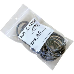 4" x 6" Zipper Locking Printed "Parts" Bags with White Block