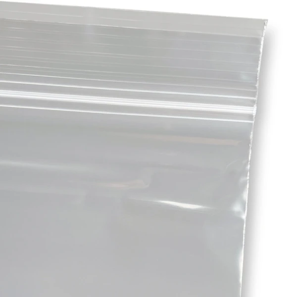4x10 2 Mil Clearzip Lock Top Bags Offset Lip Offset Lip and Top of 4 x 10 Clearzip Locking Top Bags 2 Mil
