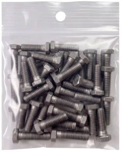 4" x 4" Hang Hole Clearzip® LockingTop Bags 4 Mil