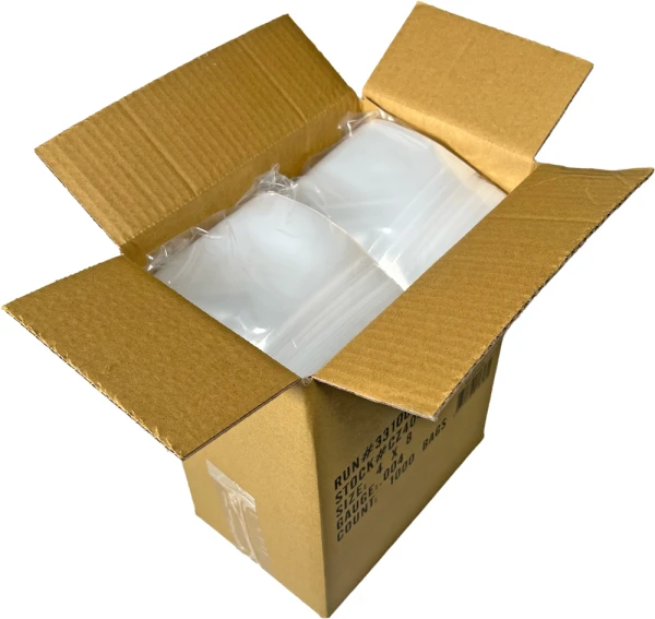 4 x 8 4 Mil Clearzip Lock Top Bags Case 4 x 8 Clearzip Locking Top Bags 4 Mil Case