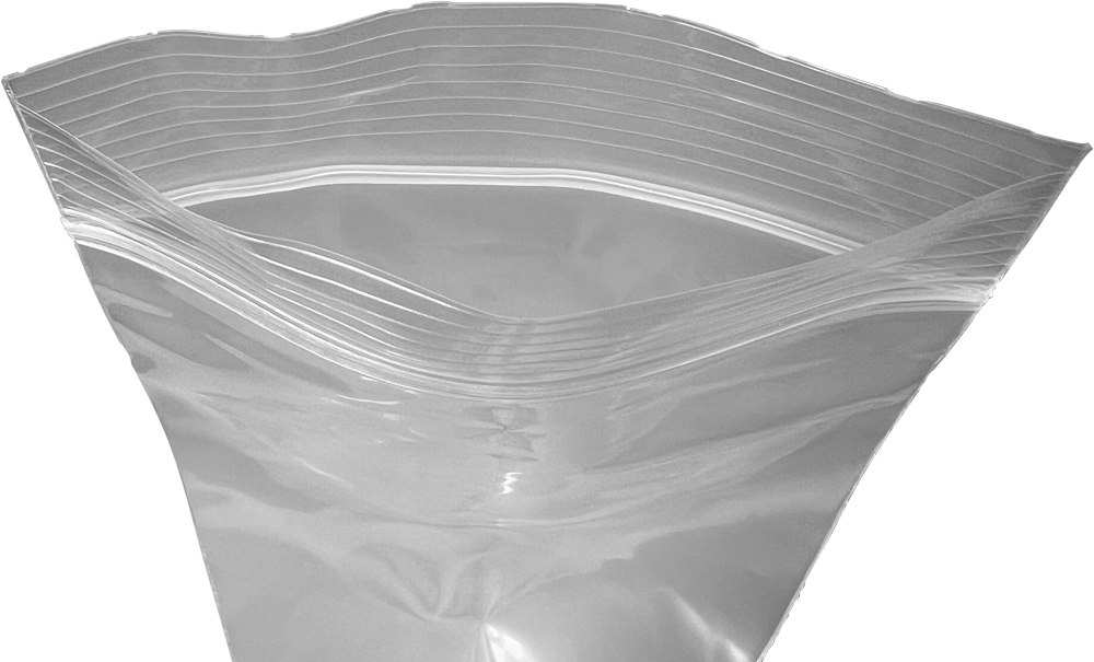4 x 8 Clearzip Locking Top Bags 4 Mil Open Top