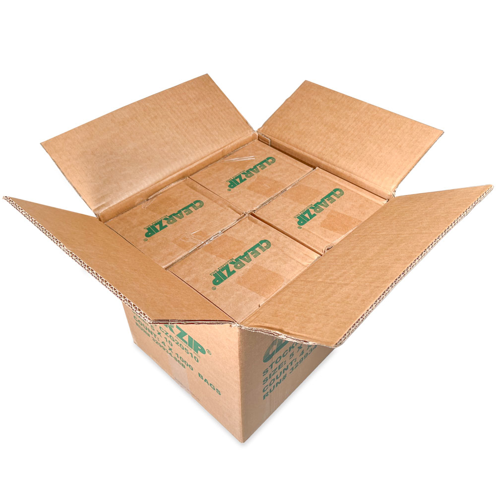 Master Case of 5 x 10 2 mil Zipper Lock Cigar Bags