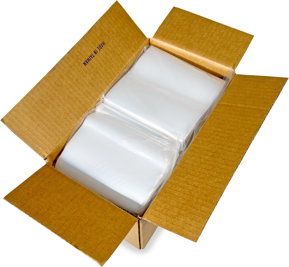 5 x 8 Clearzip Lock Top 2 Mil Bags Case