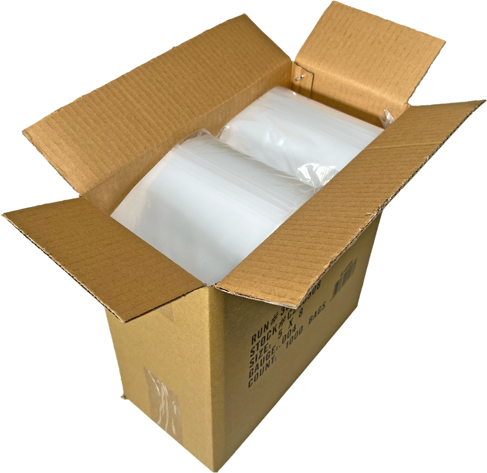 5 x 8 Clearzip Locking Top Bags 4 Mil Case