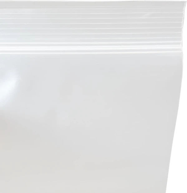 5x8 6 Mil Clearzip Lock Top Bags Offset Lip & Ziplock Offset Lip & Ziplock of 5 x 8 Clearzip Locking Top Bags 6 Mil