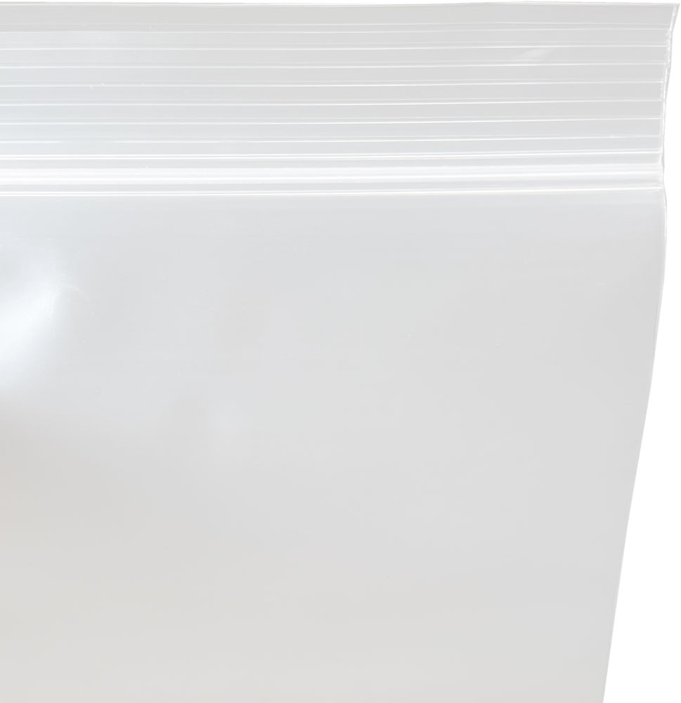 Offset Lip & Ziplock of 5 x 8 Clearzip Locking Top Bags 6 Mil