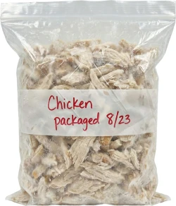 6 Mil 10" x 12" White Block Clearzip Lock Top Bags