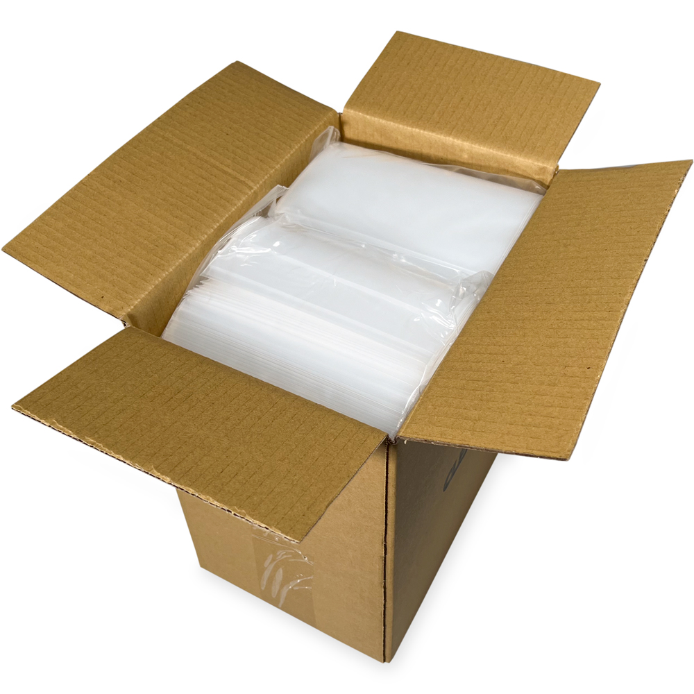 Case of 6 x 6 4 Mil Clearzip Lock Top Bags