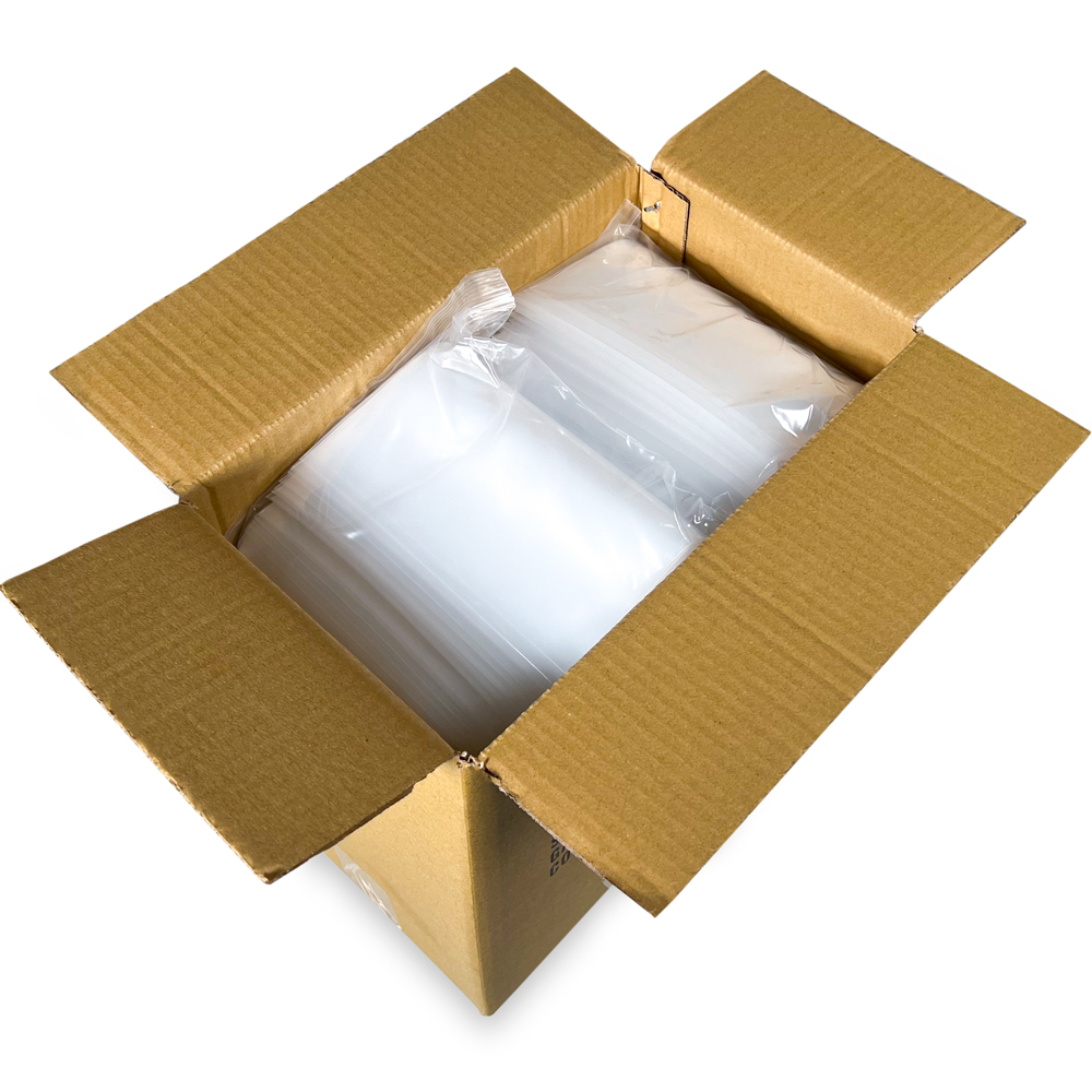 Case of 6 x 8 Clearzip® Locking Top Bags 4 Mil