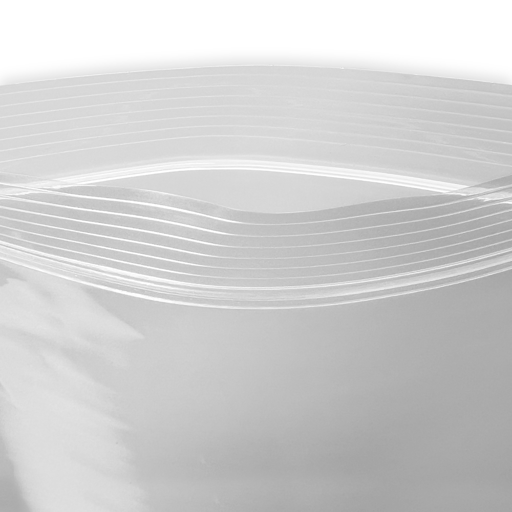 Close up of 6 x 8 Clearzip® Locking Top Bag 4 Mil Opening