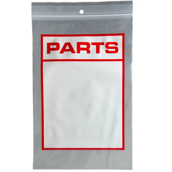 Zipper Locking Plastic Parts Bags 6