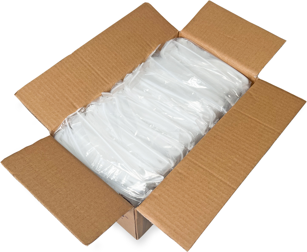 Case of 6 x 10 Clearzip Locking Top Bags with Hang Hole 2 Mil
