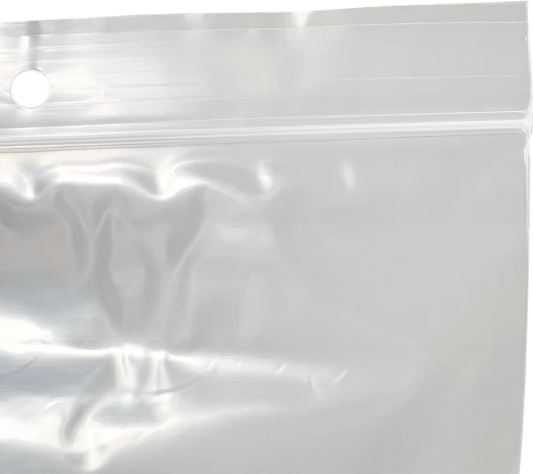 6 x 10 2 Mil Clearzip Lock Top Hang Hole Bags Offset Lip Offset Lip 6 x 10 Clearzip Locking Top Bags with Hang Hole 2 Mil