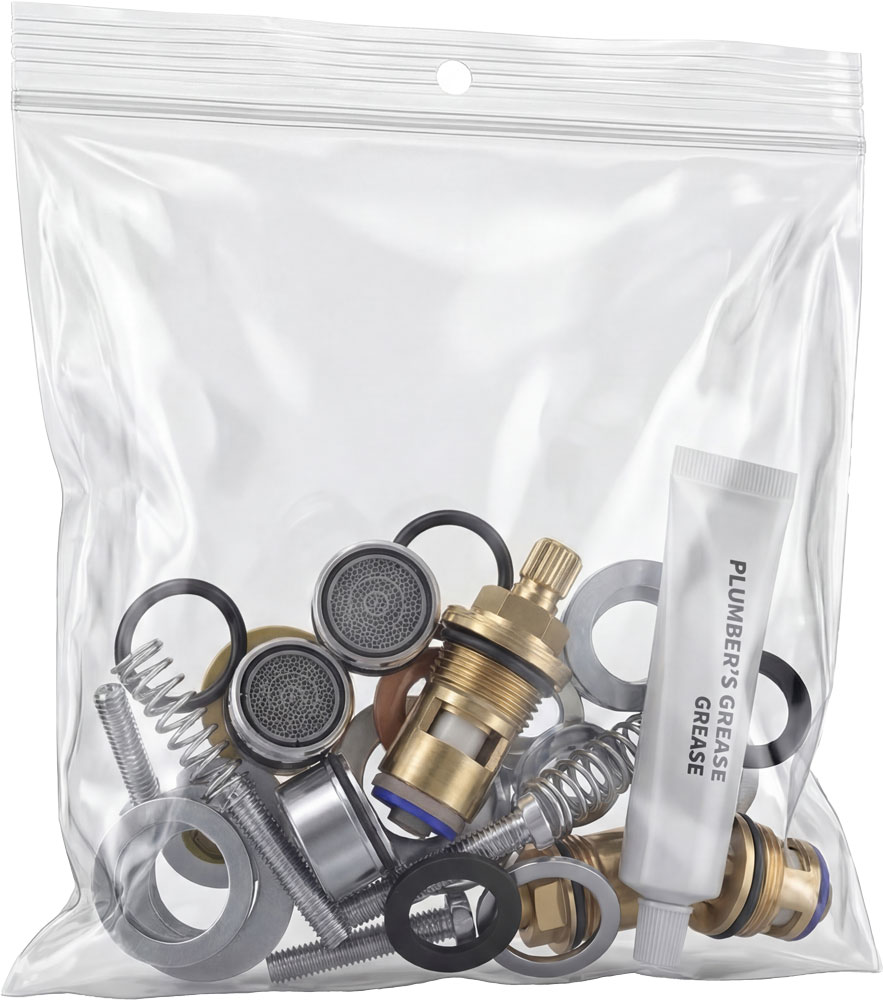 6 x 6 Clearzip Locking Top Bags with Hang Hole 2 Mil