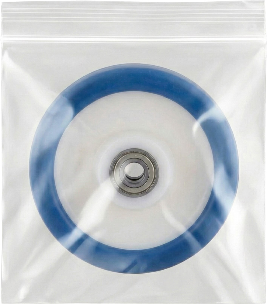 6 in. x 6 in. Double Track Zipper Bags