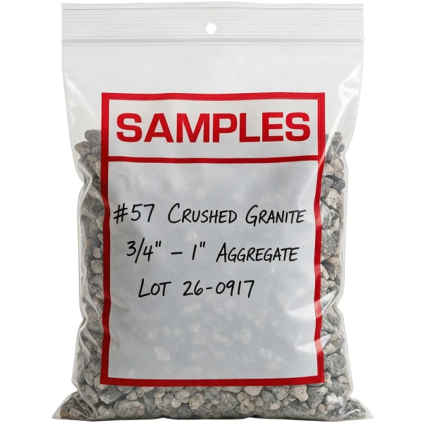 6X9 4-mil Zipper Locking Printed SAMPLES Bags with White Block 6X9 4 mil Sample Bags with White Block