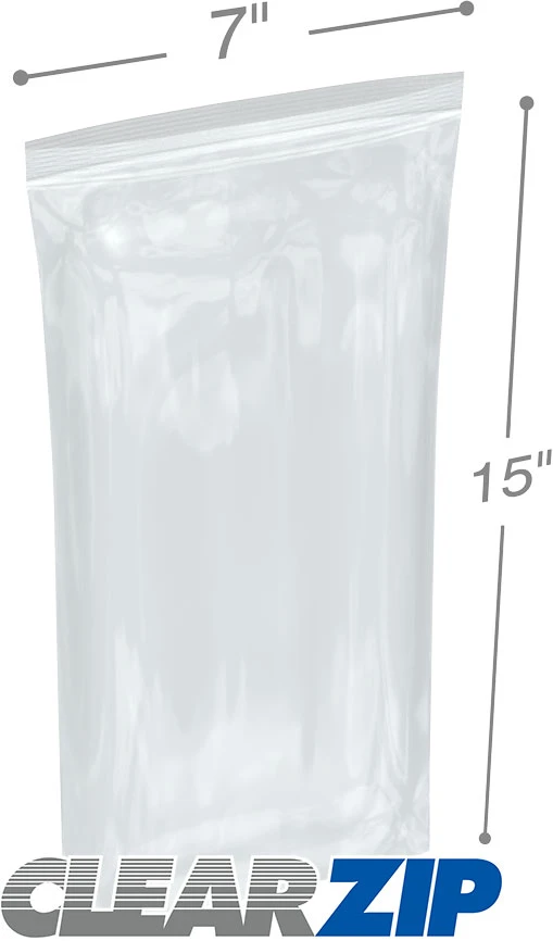 7 x 15 .006 Clearzip Lock Bags 7 x 15 .006 Clearzip Lock Bags