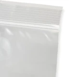 Close up of 8 x 8 Clearzip® Locking Top Bag 4 Mil Zipper