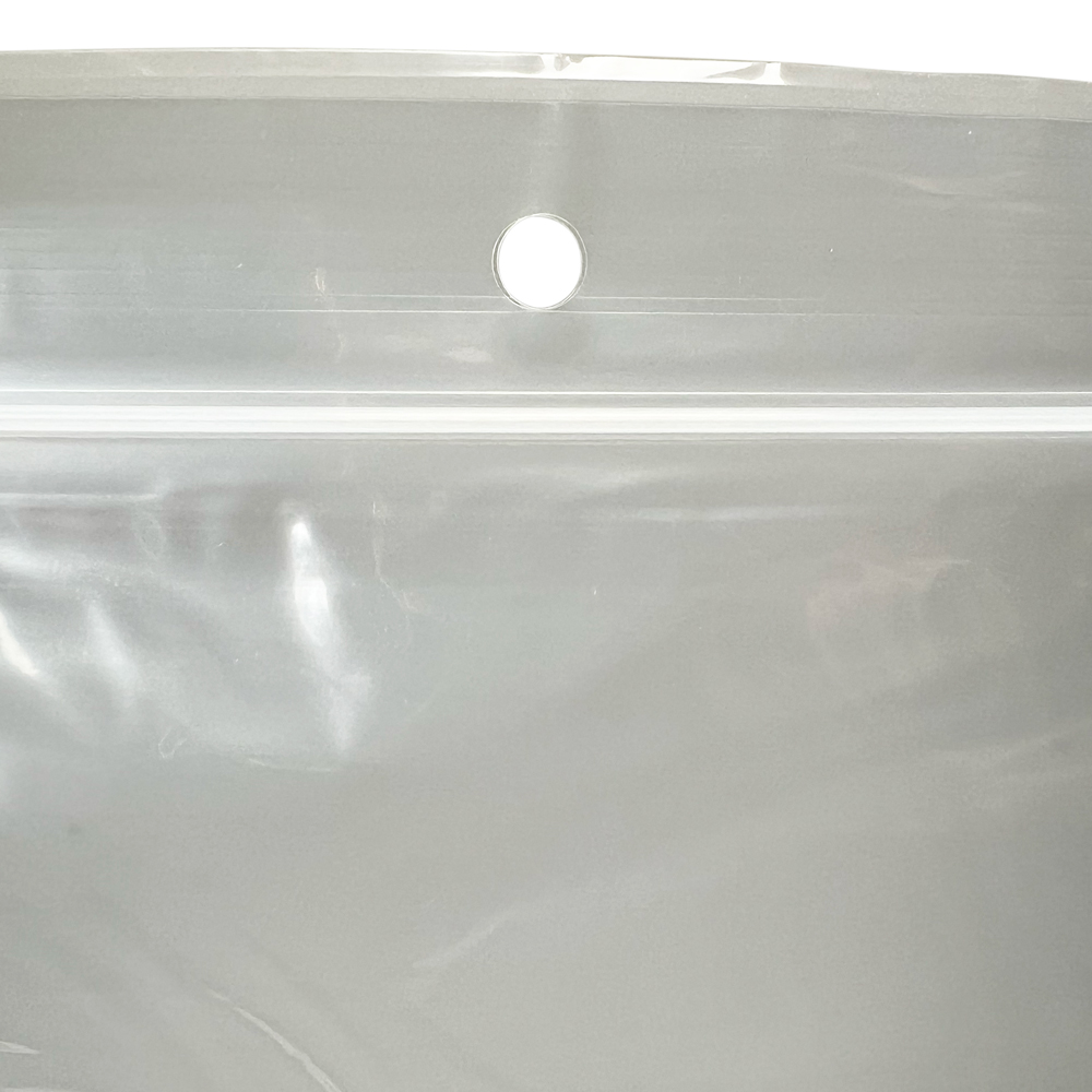 9 x 12 Clearzip Locking Top Bags with Hang Hole 2 Mil Hang Hole