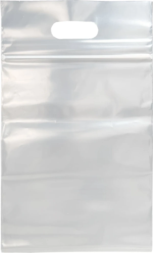9x12 3-mil Zipper Locking Handle Bags - NFL Approved 9 x 12 .003 Clearzip Handle Bags