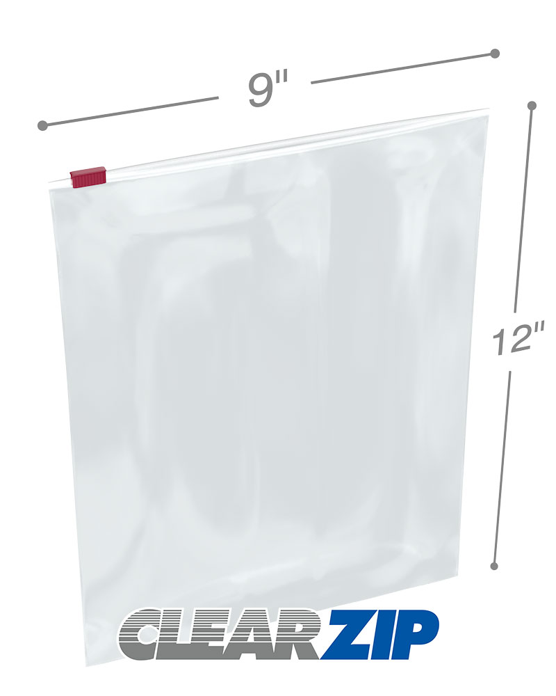 9x12 3 mil Slider Bags