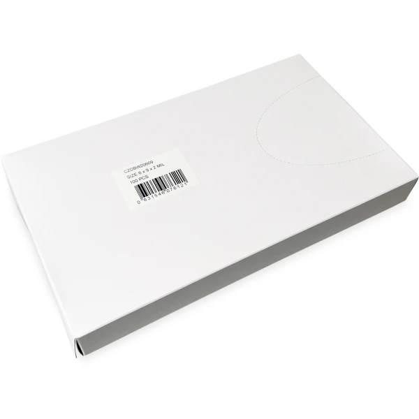 6 x 9 2 Mil White Block Clearzip Lock Top Bags Dispenser Box Dispenser Box of 6 x 9 2 Mil White Block Clearzip Lock Top Bags