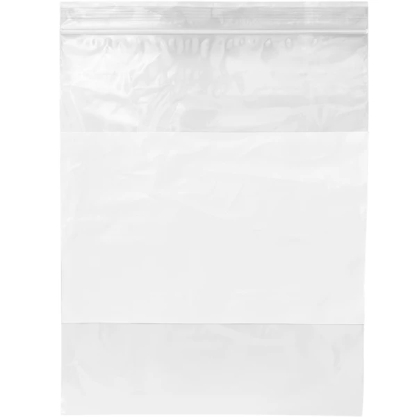 Dispenser Box 8 x 10 2 Mil White Block Clearzip Lock Top Physical Bag