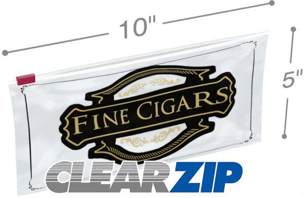 10 x 5 3 mil slider lock cigar bag 10x5 3 mil slider lock cigar bag